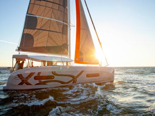 Catamaran Excess 11 available for charter in Papeete