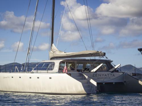 Cat Gunboat 62 for hire in Road Harbour