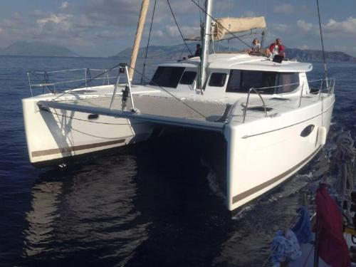 Catamaran Helia 44 available for charter in Les Marines de Cogolin