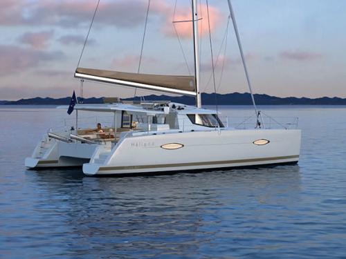 Katamaran Helia 44 Yachtcharter in Marina Praslin