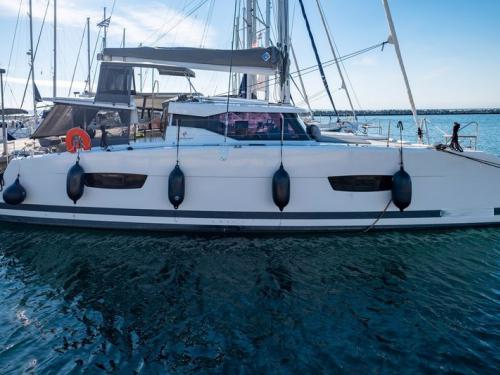 Catamaran Isla 40 available for charter in Lefkas