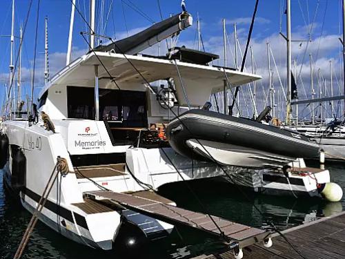 Catamaran Isla 40 available for charter in Lefkas