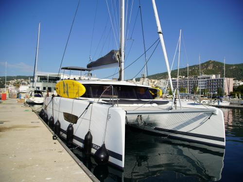 Cat Isla 40 for hire in Kavala