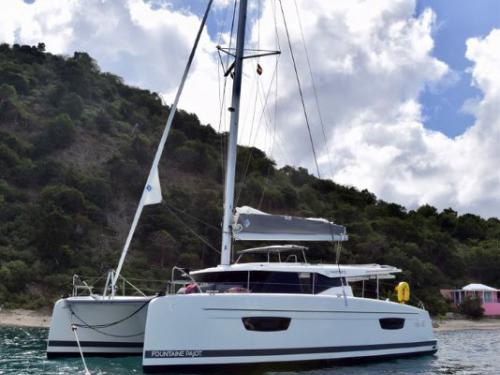 Catamaran Isla 40 available for charter in Nanny Cay Marina