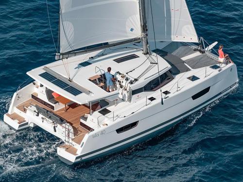 Cat Isla 40 available for charter in Lefkas