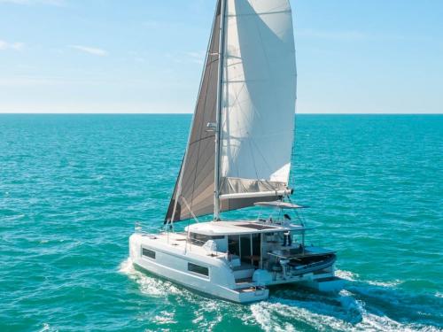 Cat Lagoon 38 available for charter in Lefkas