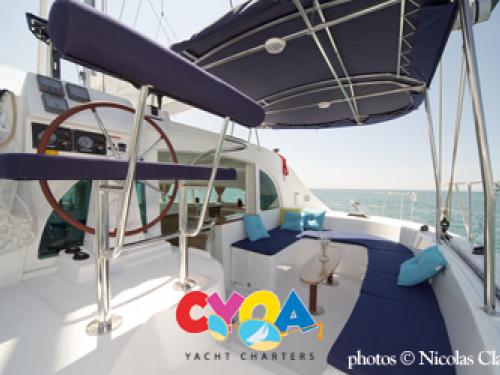 Cat Lagoon 380 for charter in Charlotte Amalie