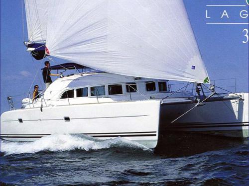 Catamaran Lagoon 380 available for charter in Lefkas