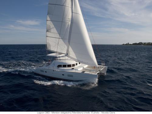 Cat Lagoon 380 available for charter in Ajaccio