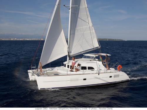 Catamaran Lagoon 380 S2 available for charter in Marseilles