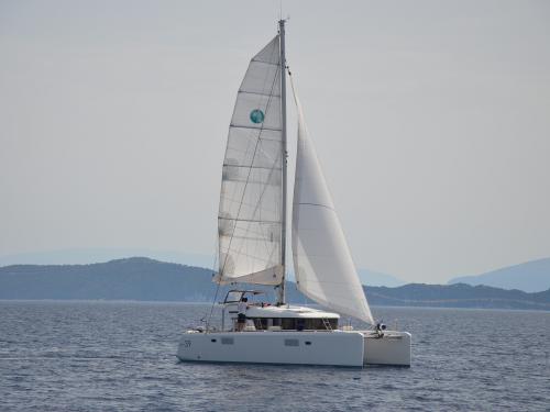 Catamaran Lagoon 39 available for charter in Preveza Marina