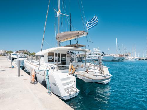 Catamaran Lagoon 39 available for charter in Rhodes city