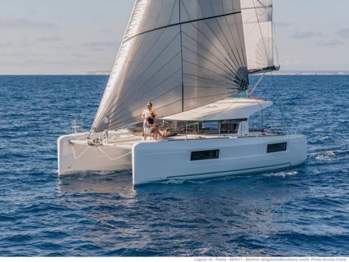 Kat Lagoon 40 Yachtcharter in Aktion