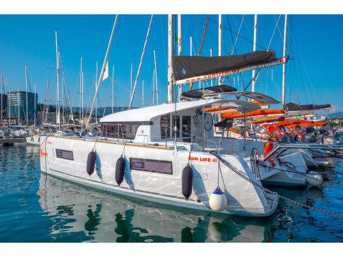 Catamaran Lagoon 40 available for charter in Split