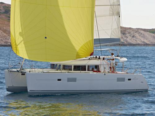 Cat Lagoon 400 available for charter in Marina Anse Marcel