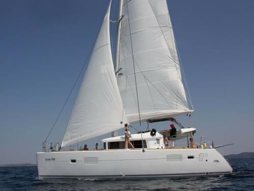 Cat Lagoon 400 S2 available for charter in Marina Mallorca Nautica