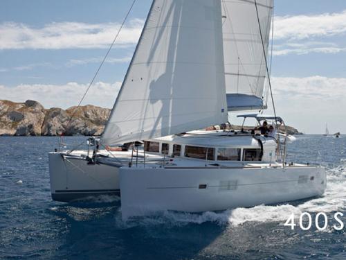 Catamaran Lagoon 400 S2 for hire in Mahon