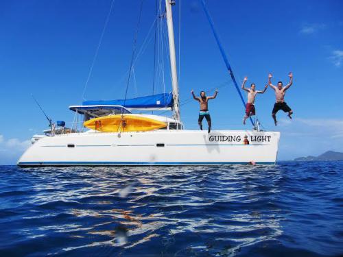 Cat Lagoon 410 for charter in Road Harbour