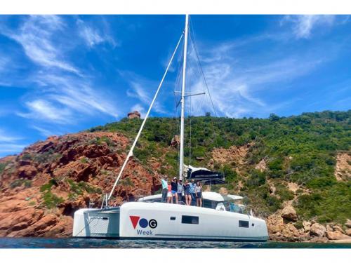 Cat Lagoon 42 for rent in Ajaccio