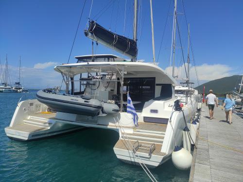 Cat Lagoon 42 available for charter in Lefkas