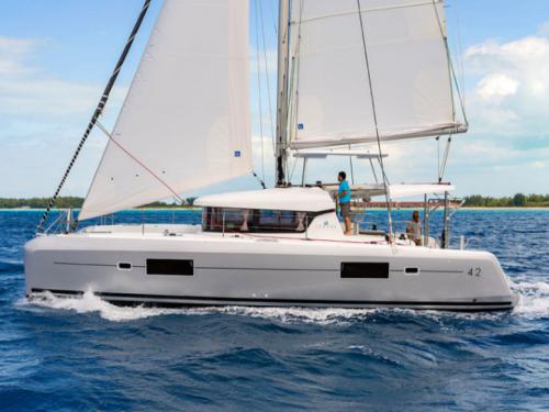 Catamaran Lagoon 42 available for charter in Lefkas