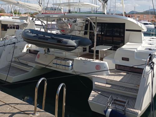 Catamaran Lagoon 42 for rent in Cannigione Marina