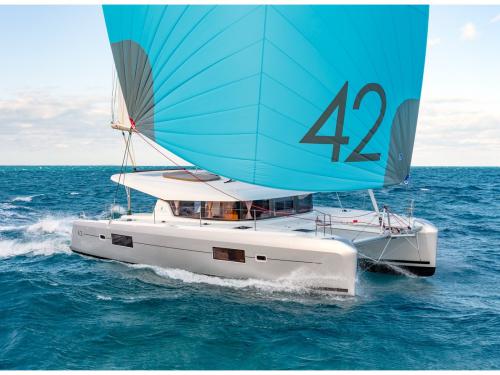 Cat Lagoon 42 for charter in Volos