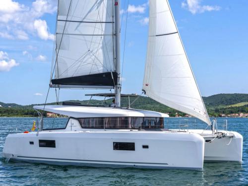 Cat Lagoon 42 available for charter in San Vincenzo
