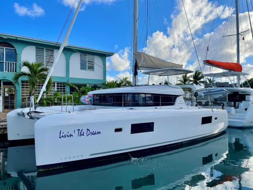 Catamaran Lagoon 42 for hire in Road Town