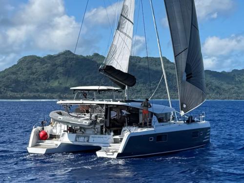 Cat Lagoon 42 available for charter in Papeete