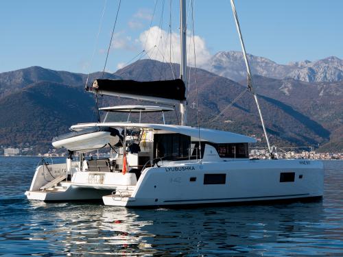 Cat Lagoon 42 available for charter in Tivat