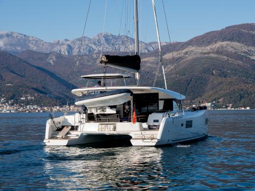 Cat Lagoon 42 available for charter in Tivat