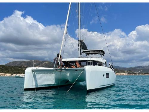 Cat Lagoon 42 available for charter in Portisco