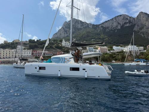 Cat Lagoon 42 available for charter in Cole Bay