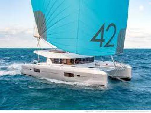 Catamaran Lagoon 42 available for charter in Salerno