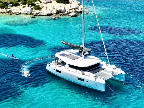 Cat Lagoon 42 available for charter in Pallini