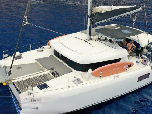 Cat Lagoon 42 available for charter in Pallini