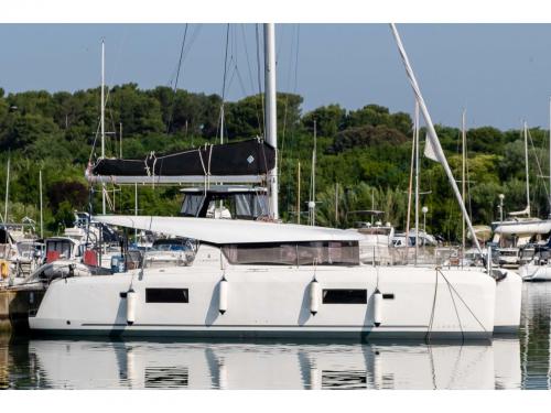 Cat Lagoon 42 available for charter in Skiathos