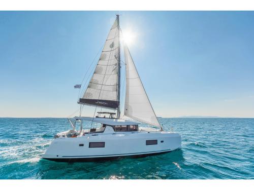 Cat Lagoon 42 available for charter in Skiathos