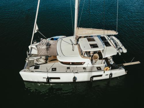 Cat Lagoon 42 for rent in Lefkas Marina