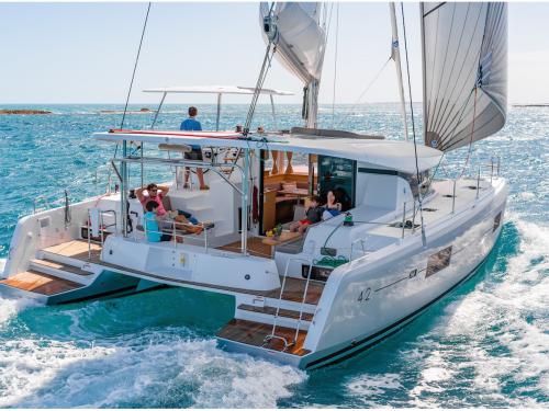 Cat Lagoon 42 available for charter in Marina De Mattei Medulin