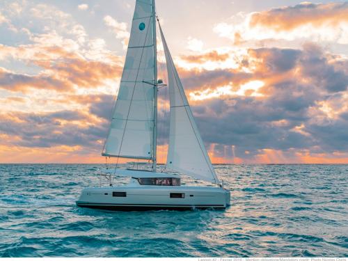 Catamaran Lagoon 42 available for charter in Lavrio