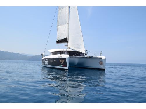 Cat Lagoon 42 available for charter in Marina Villa Igiea