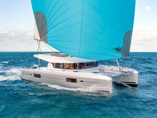 Cat Lagoon 42 for hire in Nea Peramos