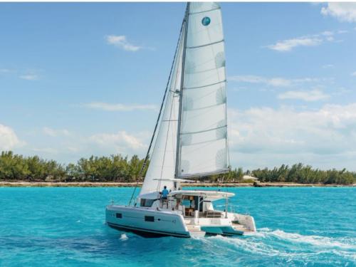 Cat Lagoon 42 for rent in Jolly Harbour