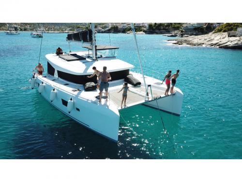 Cat Lagoon 42 for hire in Athens