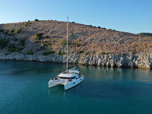 Catamaran Lagoon 42 available for charter in Gouvia