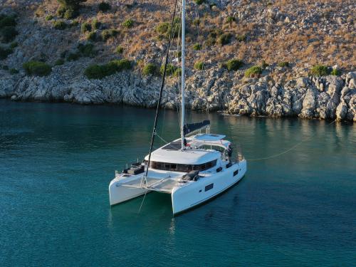 Catamaran Lagoon 42 available for charter in Gouvia