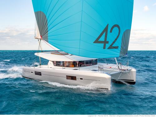 Cat Lagoon 42 available for charter in Portorosa