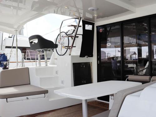 Cat Lagoon 42 for charter in Nanny Cay Marina